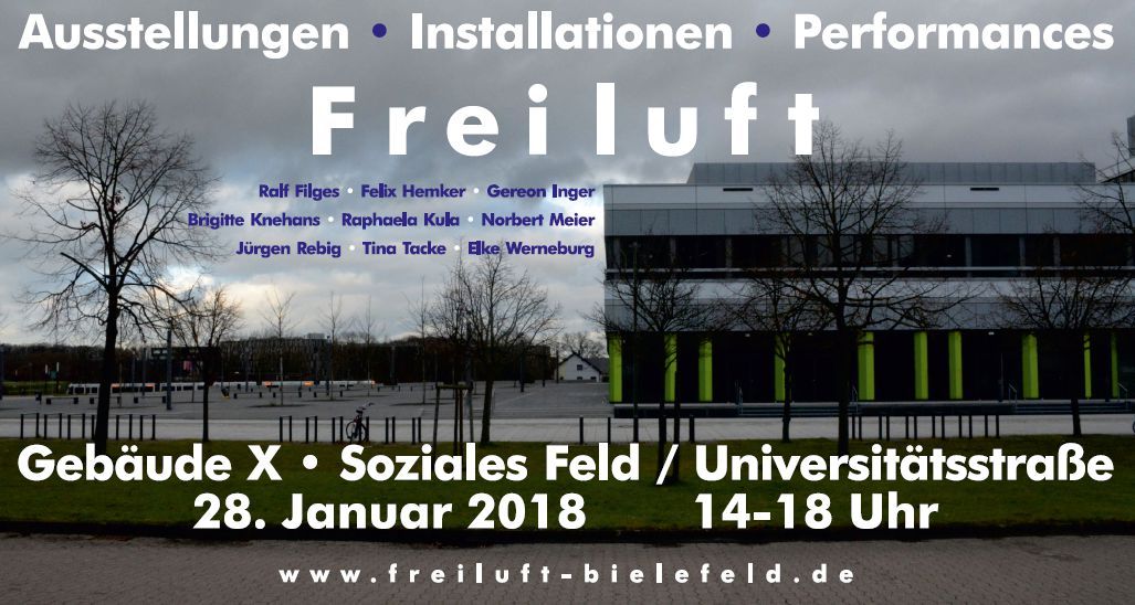 Freiluft 2018, Gebäude X, Soziales Feld / Universitätsstrasse Bielefeld
